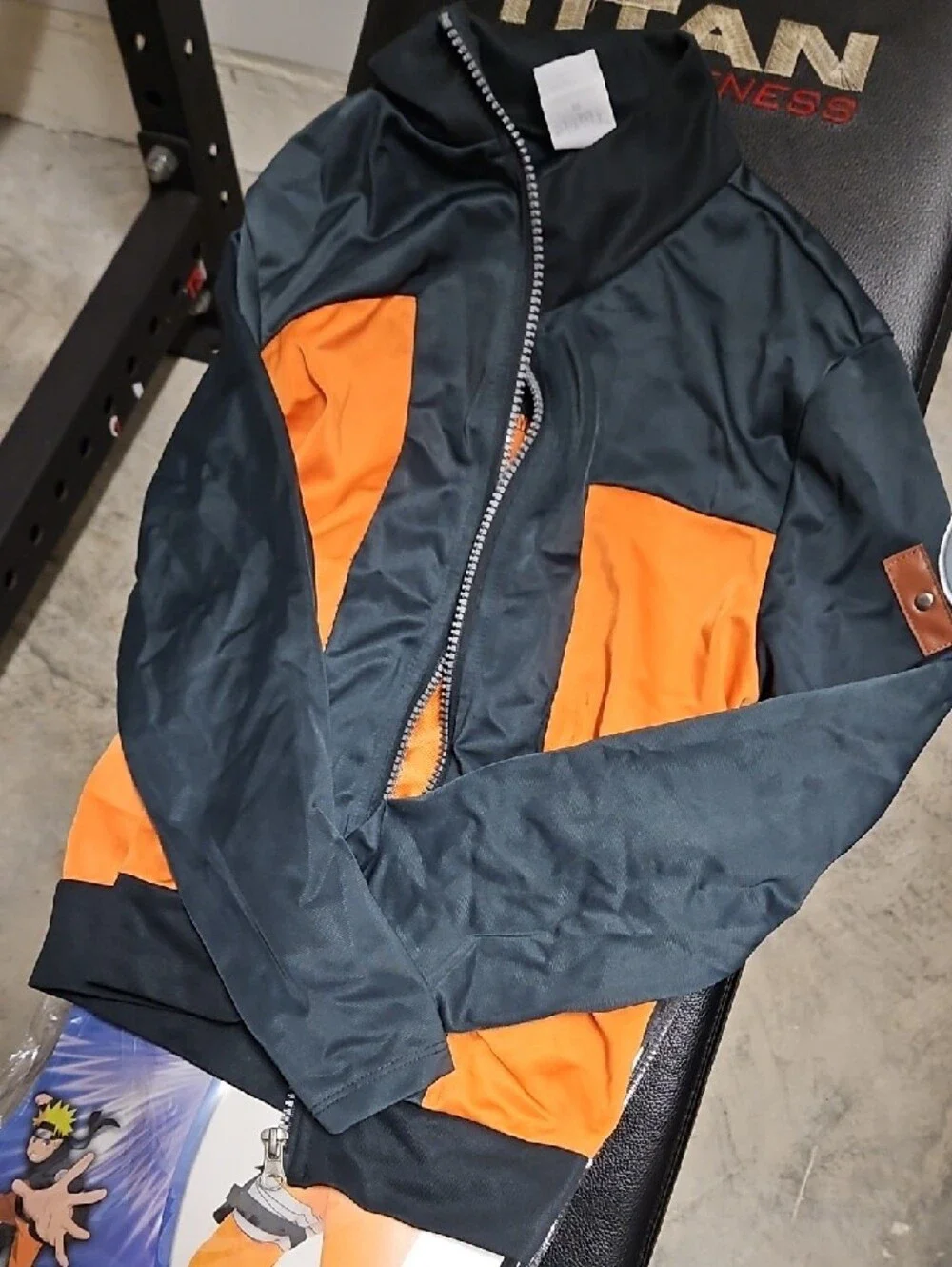 Naruto Kids Orange & Black Costume Jacket and Pants